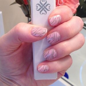 Jamberry Neutral Tiger Nail Wraps